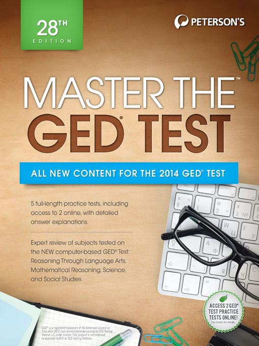 Title details for Master the GED 2014 by Peterson's - Available